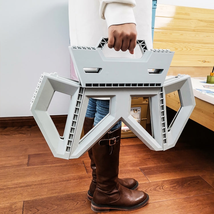 Tabouret pliant en plastique épaissi portable, tabouret de pêche d'extérieur, vert armée, noir