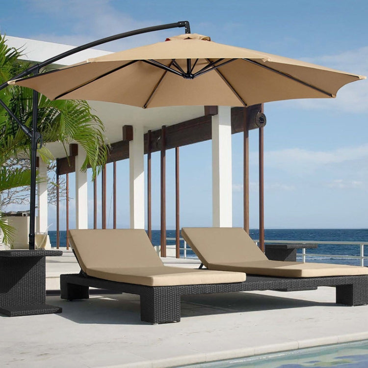 Toile de remplacement pour parasol rond en polyester, housse de parasol de jardin, diamètre 2 m 6 baleines, diamètre 2,7 m 6 baleines, diamètre 3 m 6 baleines