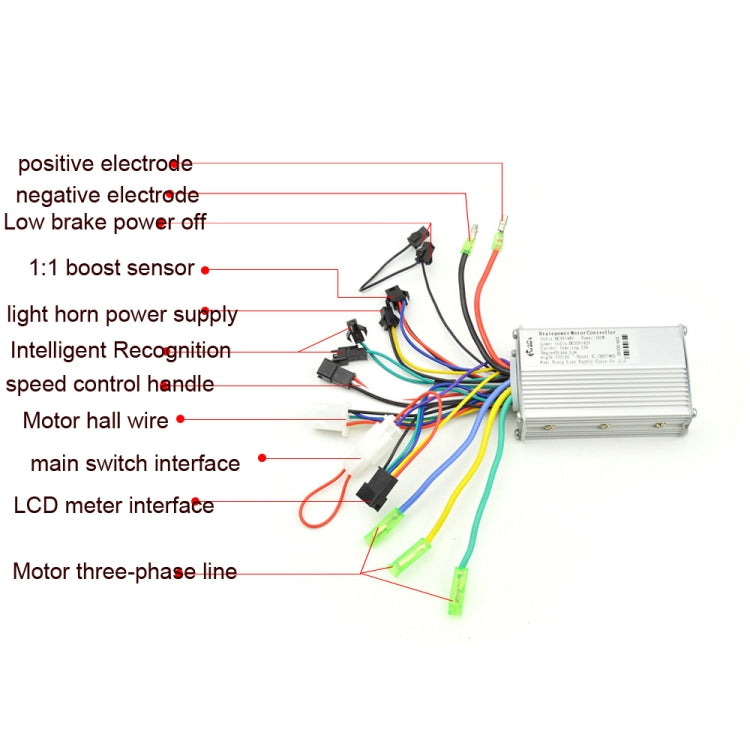 Contrôleur universel pour vélo électrique/scooter 866 250W 350W pouvant être équipé de compteurs de vitesse