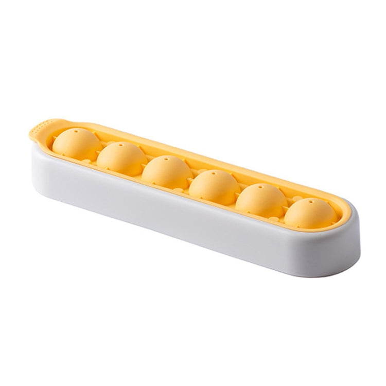 Moule en silicone de rangement pour glaçons fait maison, congélation rapide, jaune vert, gris jaune