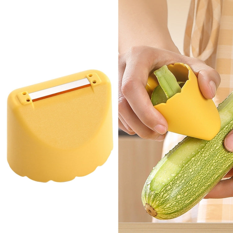 Éplucheur de fruits domestique en acier inoxydable résistant aux éclaboussures pour la cuisine, 5 pièces jaune citron, 5 pièces vert pomme