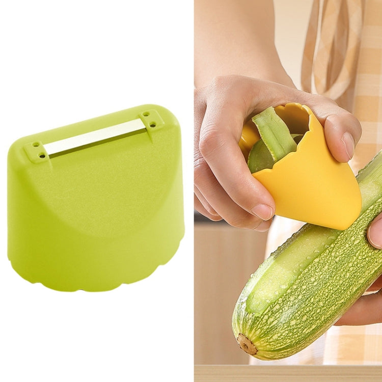 Éplucheur de fruits domestique en acier inoxydable résistant aux éclaboussures pour la cuisine, 5 pièces jaune citron, 5 pièces vert pomme