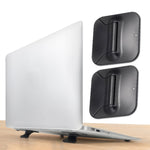 Support pliable pour ordinateur portable en ABS, ABS blanc, ABS noir
