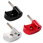 Crochet pliant en acier allié haute densité pour trottinette électrique Xiaomi M365 / Pro, Style : Noir +1 cheville, Rouge +1 cheville, Argent +1 cheville, Noir +2 chevilles, Rouge +2 chevilles, Argent +2 chevilles