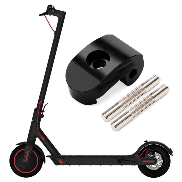 Crochet pliant en acier allié haute densité pour trottinette électrique Xiaomi M365 / Pro, Style : Noir +1 cheville, Rouge +1 cheville, Argent +1 cheville, Noir +2 chevilles, Rouge +2 chevilles, Argent +2 chevilles