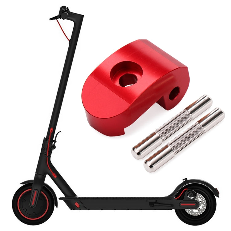 Crochet pliant en acier allié haute densité pour trottinette électrique Xiaomi M365 / Pro, Style : Noir +1 cheville, Rouge +1 cheville, Argent +1 cheville, Noir +2 chevilles, Rouge +2 chevilles, Argent +2 chevilles