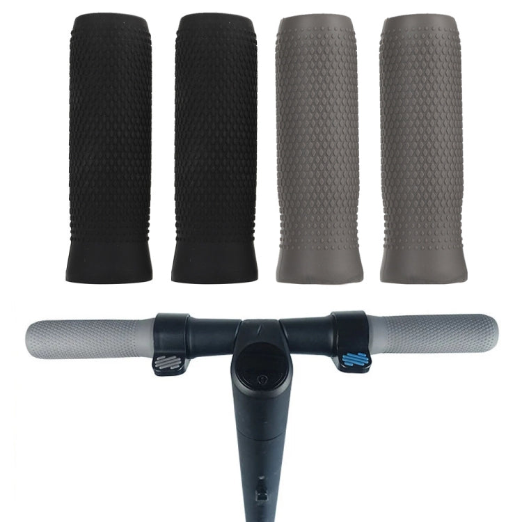 1 paire de housses de guidon en silicone, pour Ninebot ES1/ES2/ES3/ES4 (Gris), pour Ninebot ES1/ES2/ES3/ES4 (Noir), pour Ninebot G30 MAX (Noir), pour Ninebot G30 MAX (Gris)