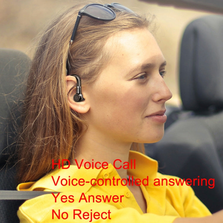 Casque Bluetooth tour d'oreille professionnel avec affichage numérique LED, pour le sport et la conduite, X5 Standard