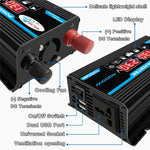 Onduleur système solaire 30A contrôleur + panneau solaire 18W 12V, spécifications :, noir 12V vers 110V, noir 12V vers 220V, jaune 12V vers 110V, jaune 12V vers 220V