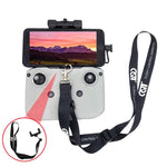 Lanière CQT pour télécommande avec crochet, compatible avec DJI Mavic Air 2/2S/Mini 2/Mini 3 Pro. Différents styles disponibles : corde fine, corde large, boucle uniquement.