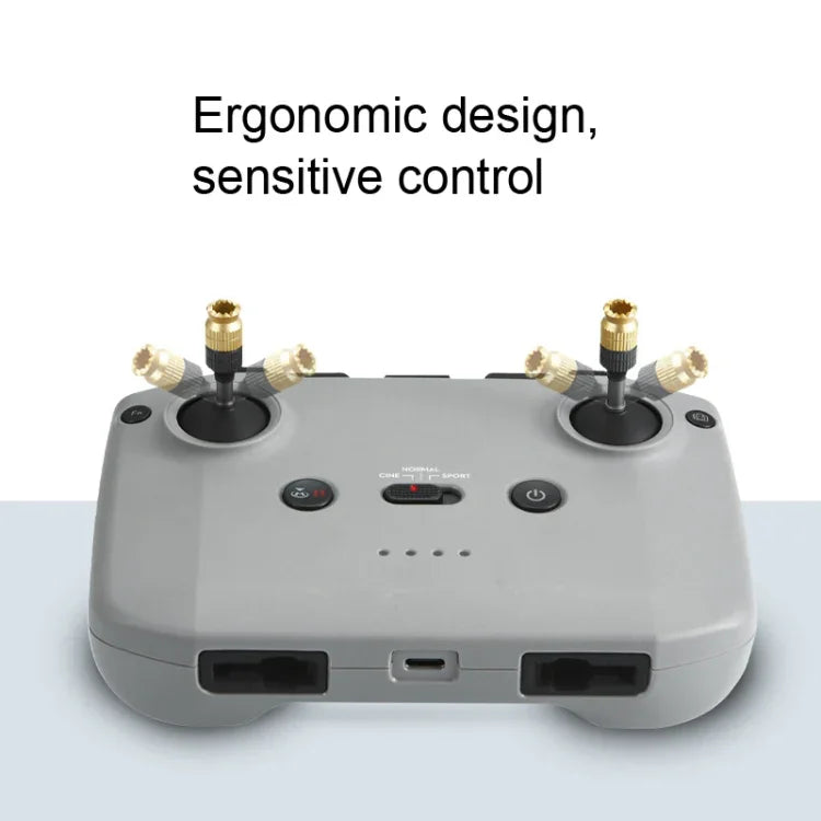 Joystick d'extension en alliage d'aluminium pour télécommande DJI Mini 3 Pro/Mavic Air 2/Mini 2, CQT Rocker