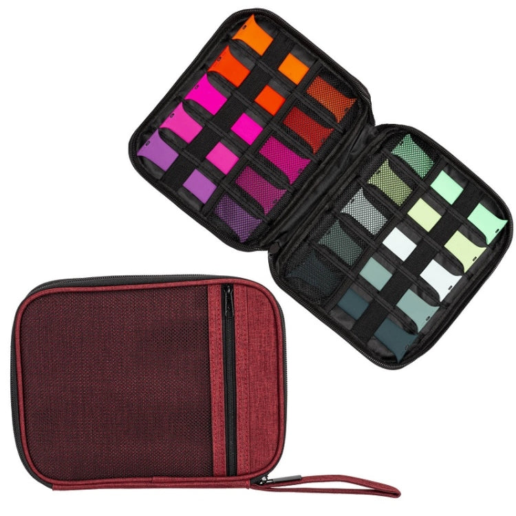 Sac en filet portable pour câble de données de bracelet, sac de rangement portable pour Apple Watch, rouge, bleu, violet, noir, gris, rose