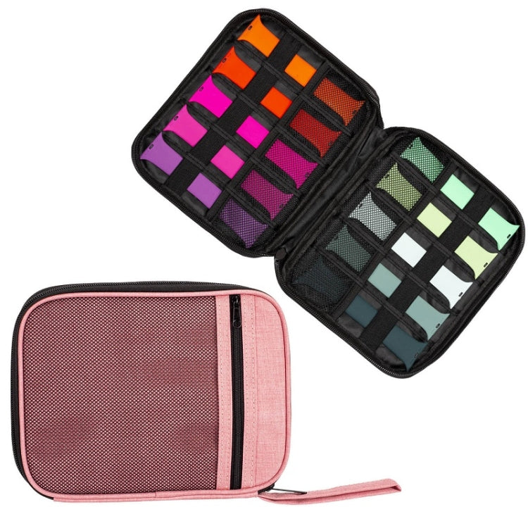 Sac en filet portable pour câble de données de bracelet, sac de rangement portable pour Apple Watch, rouge, bleu, violet, noir, gris, rose