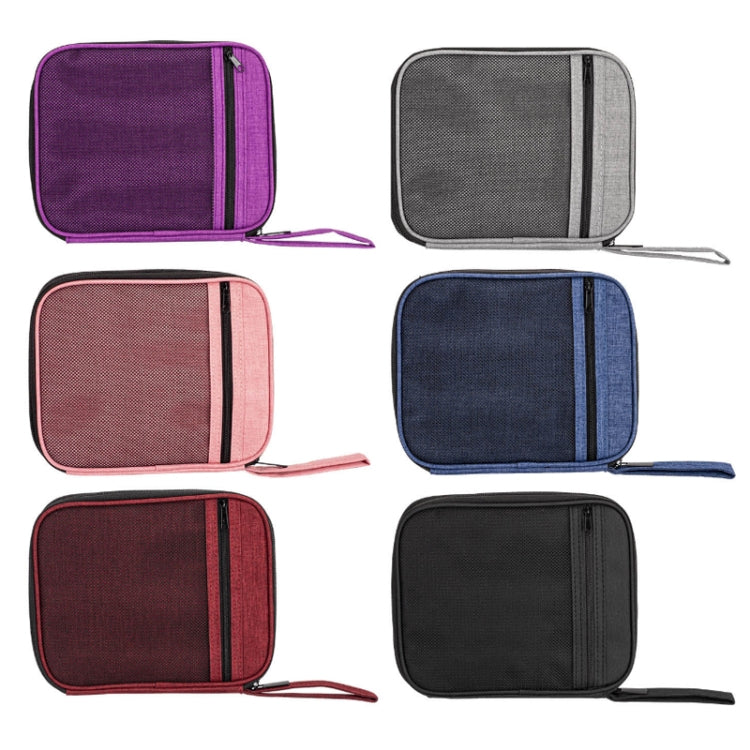 Sac en filet portable pour câble de données de bracelet, sac de rangement portable pour Apple Watch, rouge, bleu, violet, noir, gris, rose