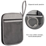 Sac en filet portable pour câble de données de bracelet, sac de rangement portable pour Apple Watch, rouge, bleu, violet, noir, gris, rose