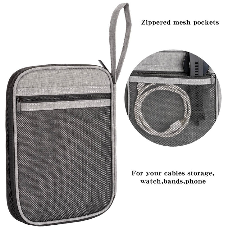 Sac en filet portable pour câble de données de bracelet, sac de rangement portable pour Apple Watch, rouge, bleu, violet, noir, gris, rose