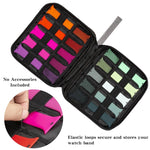 Sac en filet portable pour câble de données de bracelet, sac de rangement portable pour Apple Watch, rouge, bleu, violet, noir, gris, rose