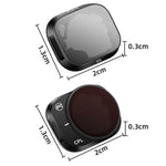 RCSTQ Accessoires de filtre réglables en alliage d'aluminium pour DJI Mini 3 Pro, Style : UV+CPL+ND8+ND16+ND32+ND64 6 en 1, CPL, ND8, ND16, ND32, ND64, kit 4 en 1, kit 6 en 1