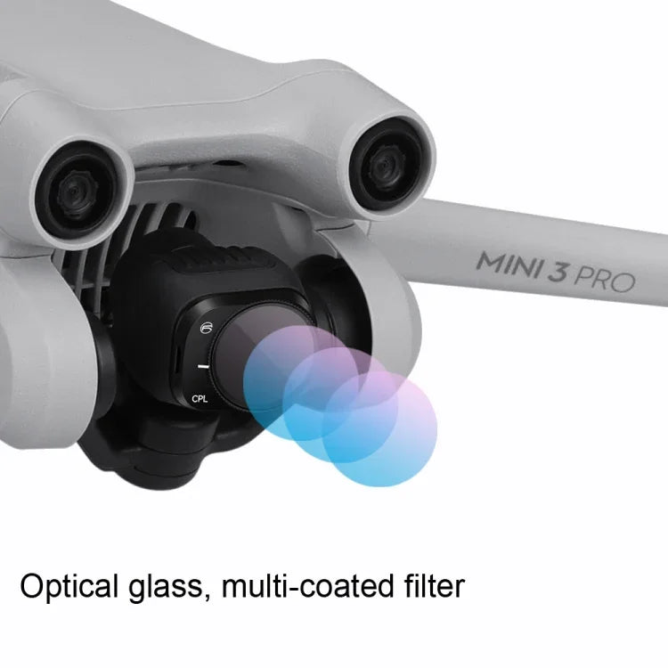 RCSTQ Accessoires de filtre réglables en alliage d'aluminium pour DJI Mini 3 Pro, Style : UV+CPL+ND8+ND16+ND32+ND64 6 en 1, CPL, ND8, ND16, ND32, ND64, kit 4 en 1, kit 6 en 1