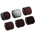 RCSTQ Accessoires de filtre réglables en alliage d'aluminium pour DJI Mini 3 Pro, Style : UV+CPL+ND8+ND16+ND32+ND64 6 en 1, CPL, ND8, ND16, ND32, ND64, kit 4 en 1, kit 6 en 1
