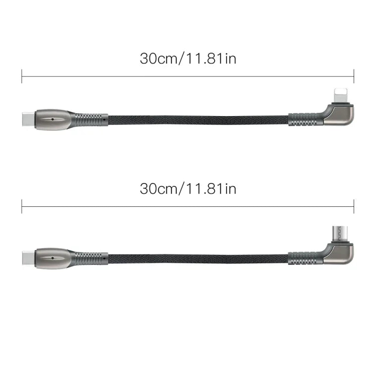 Câble de données avec boîtier en alliage d'aluminium pour DJI Mavic 3 / Mini 3 Pro / Air 2S / Mini 2, style : 8 broches, Type-C
