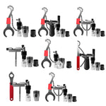 Ensemble d'outils de maintenance pour vélo, outil + 20 dents + 35 grammes, outil + 20 dents + 35 grammes + intercepteur, outil + intercepteur + 35 grammes + manchon d'axe médian, intercepteur + 20 dents + 35 grammes, outil + 20 dents + 35 grammes + clé