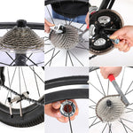 Ensemble d'outils de maintenance pour vélo, outil + 20 dents + 35 grammes, outil + 20 dents + 35 grammes + intercepteur, outil + intercepteur + 35 grammes + manchon d'axe médian, intercepteur + 20 dents + 35 grammes, outil + 20 dents + 35 grammes + clé