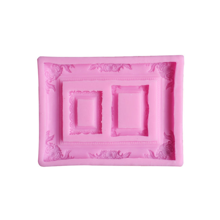 Moule en silicone liquide pour fondants Cadre photo vintage, Cadre photo vintage