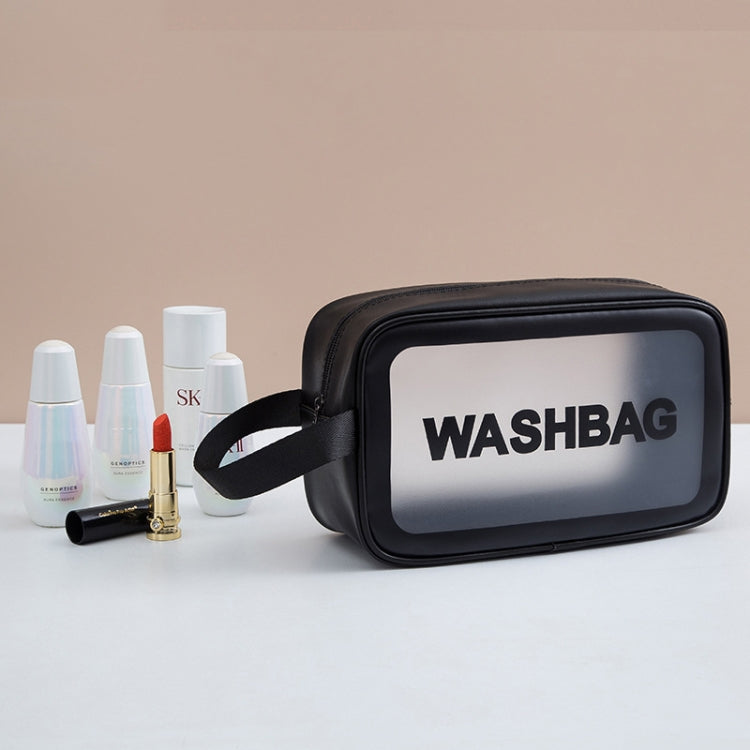 2 PCS Frosted Translucent Waterproof Storage Bag Cosmetic Bag Swimming Bag Wash Bag, Black M, Black M 2 Handles, Black L, Pink S, Pink M, Pink M 2 Handles, Pink L, White S, White M, White M 2 Handles, White L, Blue S, Blue M, Blue M 2 Handles, Blue L