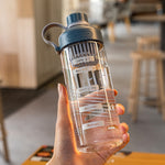 Gourde portable d'été en plastique résistant aux hautes températures avec infuseur à thé, 550 ml, 650 ml