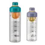 Gourde portable d'été en plastique résistant aux hautes températures avec infuseur à thé, 550 ml, 650 ml