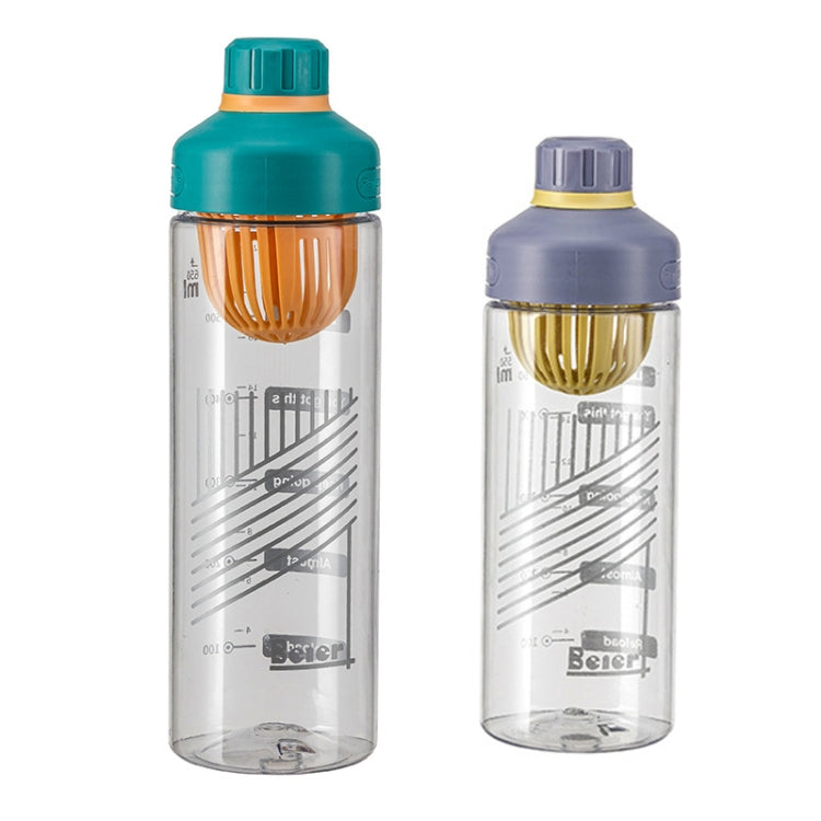 Gourde portable d'été en plastique résistant aux hautes températures avec infuseur à thé, 550 ml, 650 ml