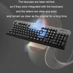 Ensemble clavier et souris filaire USB Lenovo Thinkplus pour bureau, KM130 Pro