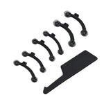 Lot de 5 beautés du nez 3D en silicone invisible, coussinet de nez, rehausseur de pont nasal