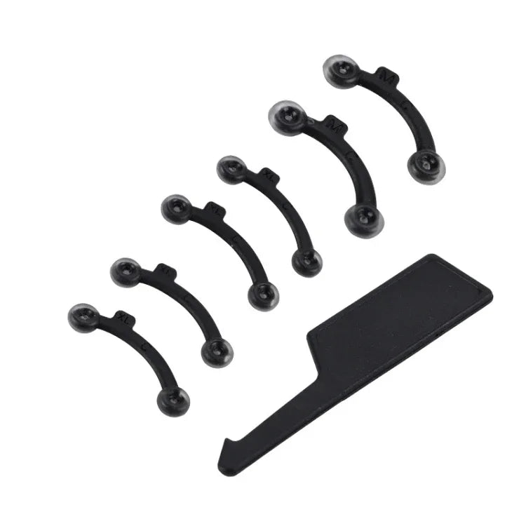 Lot de 5 beautés du nez 3D en silicone invisible, coussinet de nez, rehausseur de pont nasal