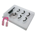 Lot de 5 beautés du nez 3D en silicone invisible, coussinet de nez, rehausseur de pont nasal