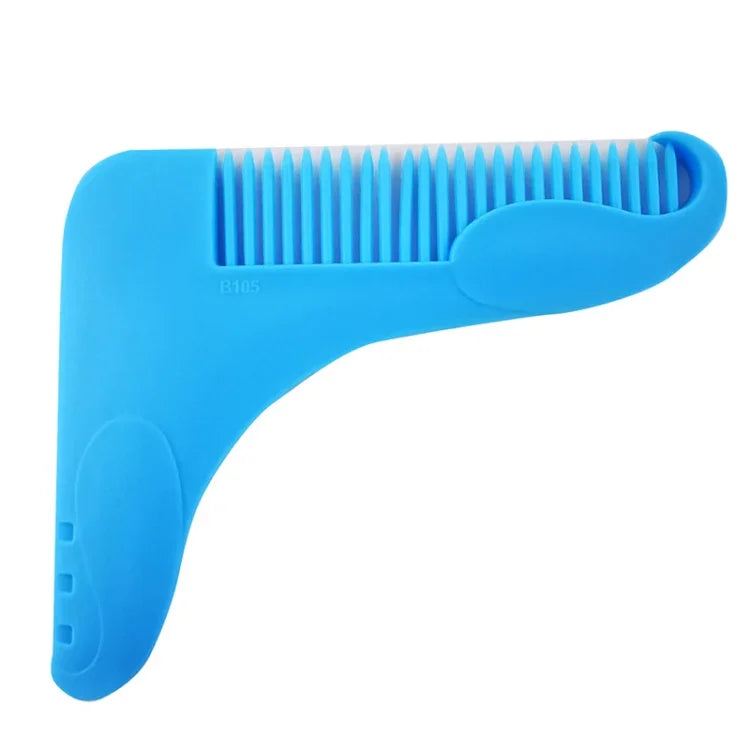 5 peignes de gabarit en forme de barbe livraison aléatoire de couleur, style : forme en L, forme en Z