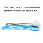 5 peignes de gabarit en forme de barbe livraison aléatoire de couleur, style : forme en L, forme en Z