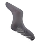 5 peignes de gabarit en forme de barbe livraison aléatoire de couleur, style : forme en L, forme en Z