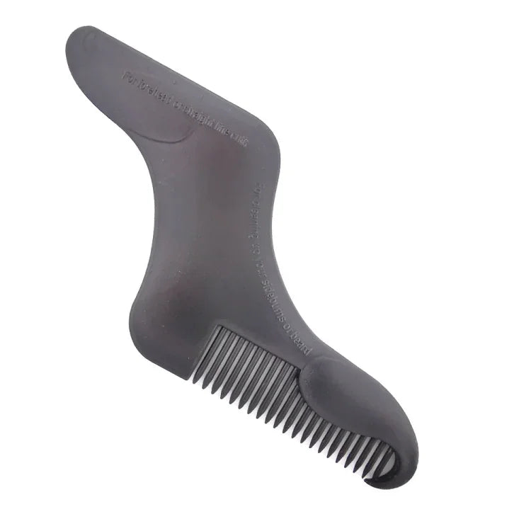 5 peignes de gabarit en forme de barbe livraison aléatoire de couleur, style : forme en L, forme en Z