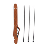 2 pièces de protège-chaîne en plastique pour vélo de montagne ZTTO, orange, vert, noir