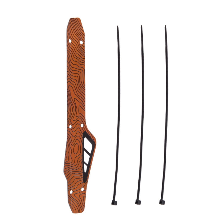 2 pièces de protège-chaîne en plastique pour vélo de montagne ZTTO, orange, vert, noir