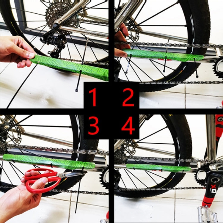 2 pièces de protège-chaîne en plastique pour vélo de montagne ZTTO, orange, vert, noir