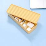 Boîte de rangement de câble de données de bureau Boîte de ligne anti-poussière, monocouche