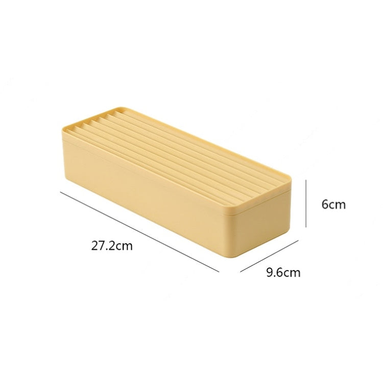 Boîte de rangement de câble de données de bureau Boîte de ligne anti-poussière, monocouche