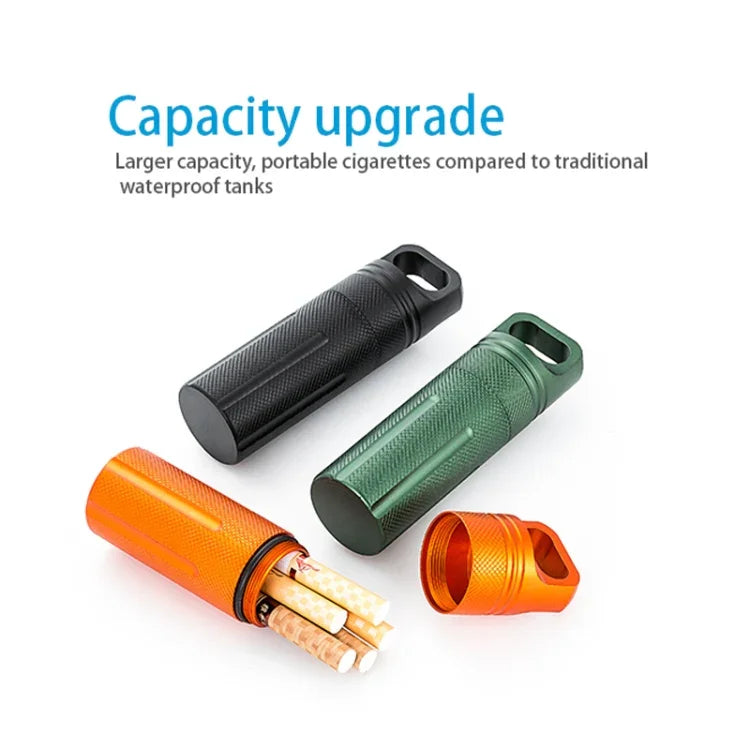 Aluminum Alloy Full Seal EDC Waterproof Can Outdoor Survival Equipment