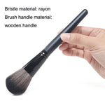 Ensemble de pinceaux de maquillage Pinceau à poudre libre Outil de maquillage, 15 PCS / Ensemble Noir, 15 PCS / Ensemble Couleur Bois, 18 PCS / Ensemble Couleur Bois