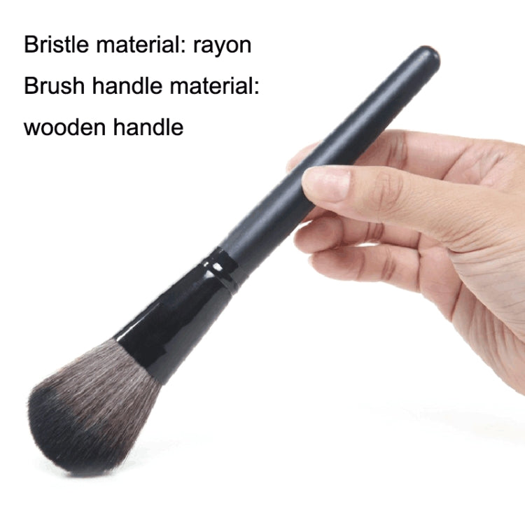 Ensemble de pinceaux de maquillage Pinceau à poudre libre Outil de maquillage, 15 PCS / Ensemble Noir, 15 PCS / Ensemble Couleur Bois, 18 PCS / Ensemble Couleur Bois