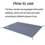 Tapis de tente extérieur en tissu Oxford épais imperméable pour pique-nique, Taille : 90x210cm, 140x210cm, 180x210cm, 210x210cm, 240x210cm