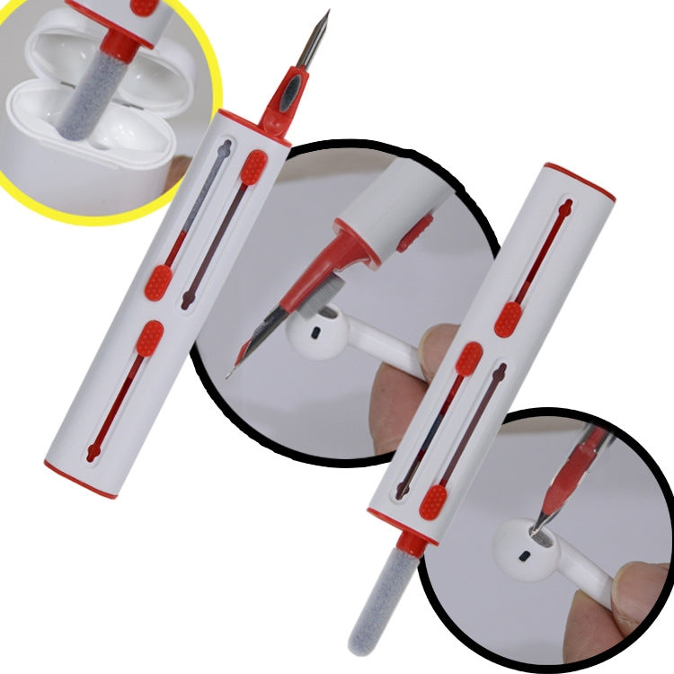 Stylo de nettoyage pour écouteurs et casques Bluetooth, Blanc et rouge, Blanc et gris, Noir et rouge